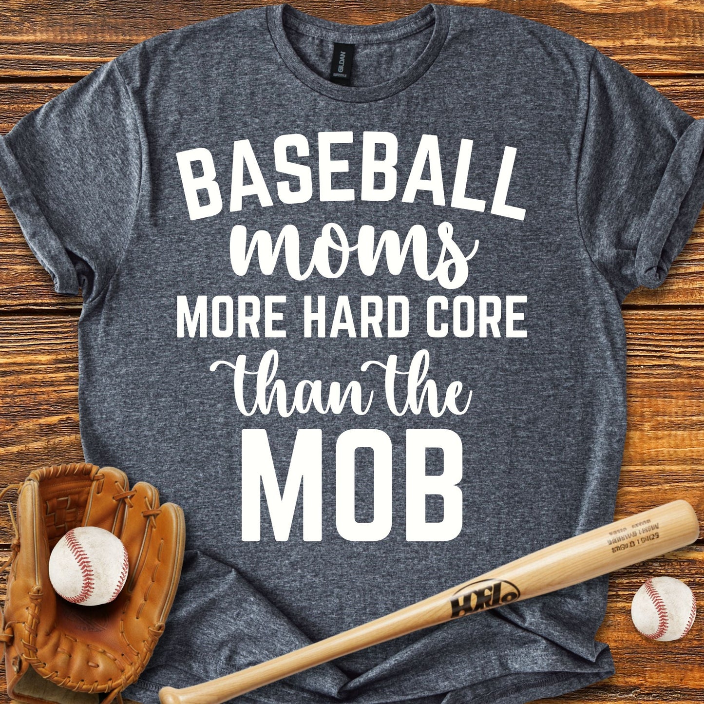 Funny Baseball Mom T-shirt - HomeRun PrintsT-Shirt