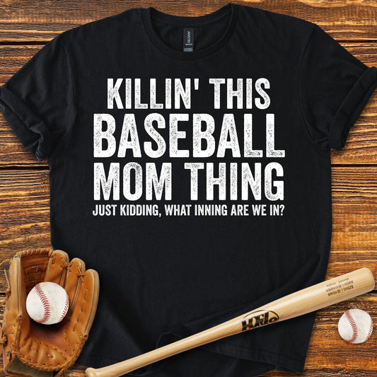 Funny Baseball Mom T-shirt - HomeRun PrintsT-Shirt