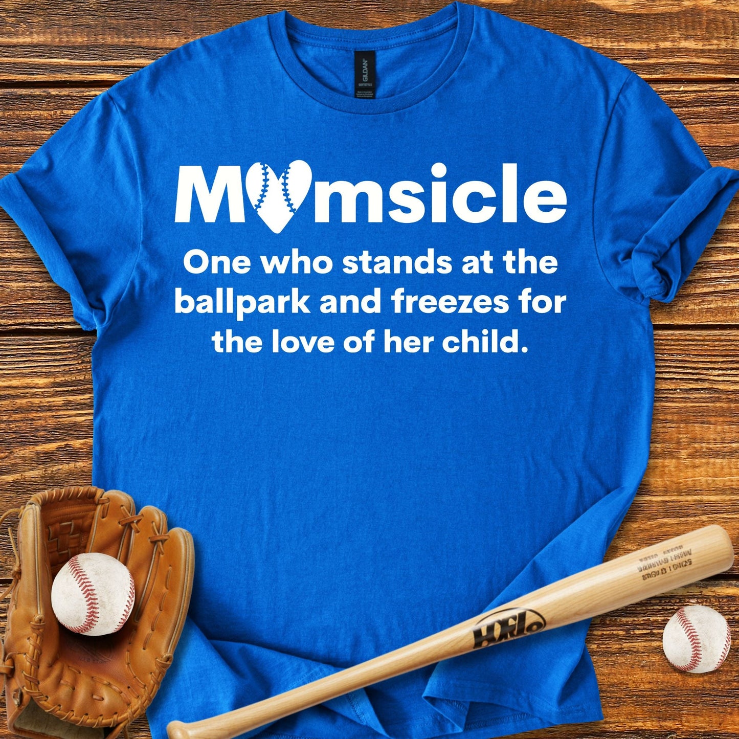 Funny Baseball Momsicle T-shirt - HomeRun PrintsT-Shirt