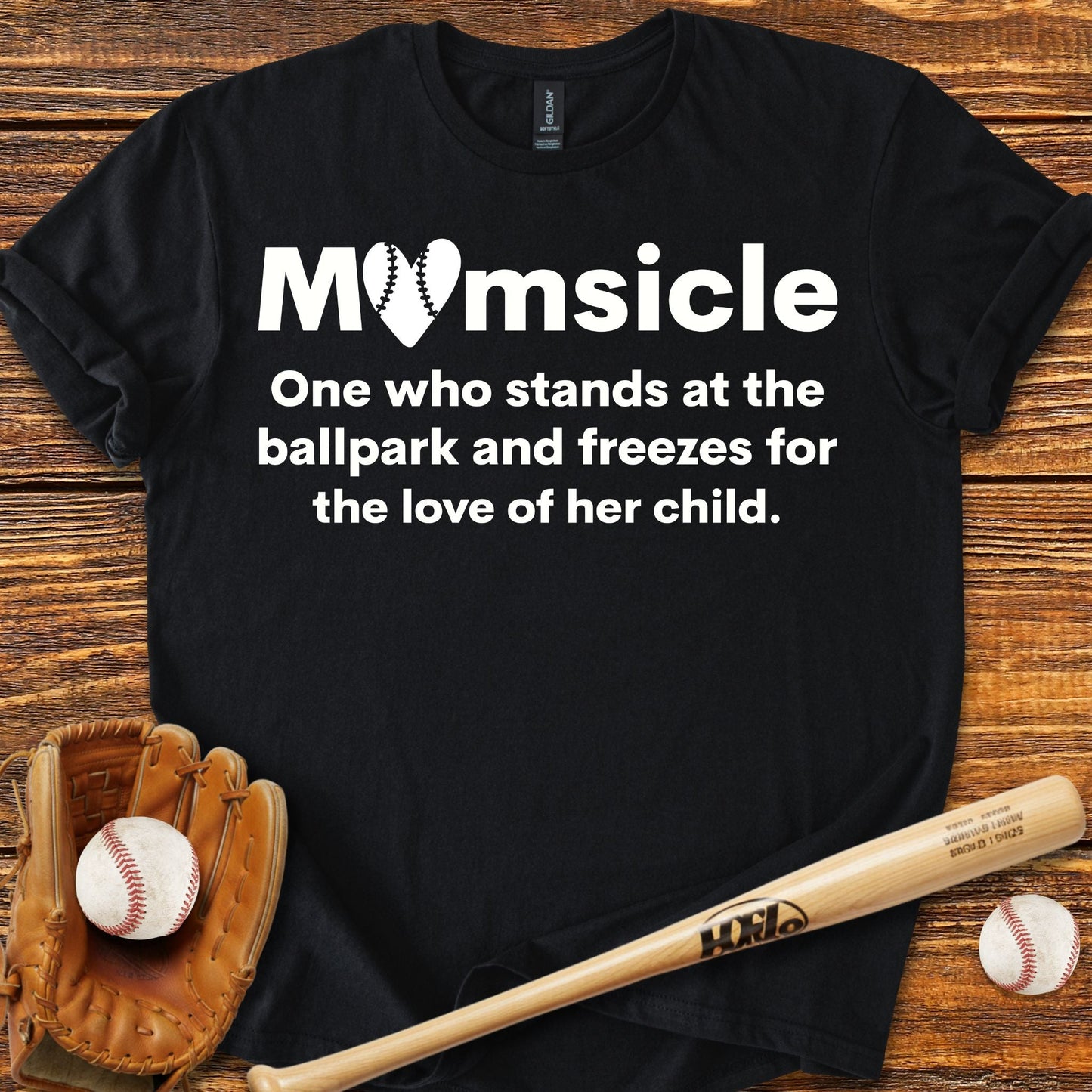 Funny Baseball Momsicle T-shirt - HomeRun PrintsT-Shirt