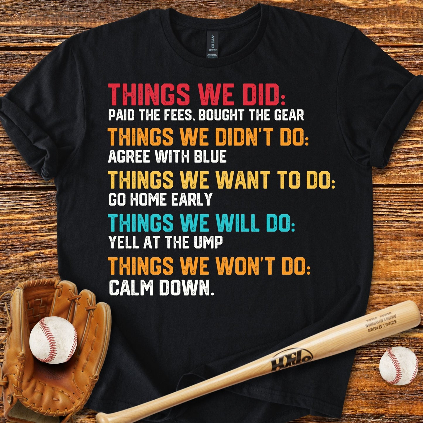 Funny Baseball Parents T-Shirt - HomeRun PrintsT-Shirt
