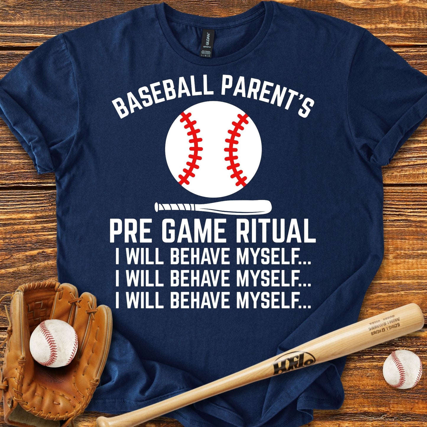 Funny Baseball Parent's T-shirt - HomeRun PrintsT-Shirt