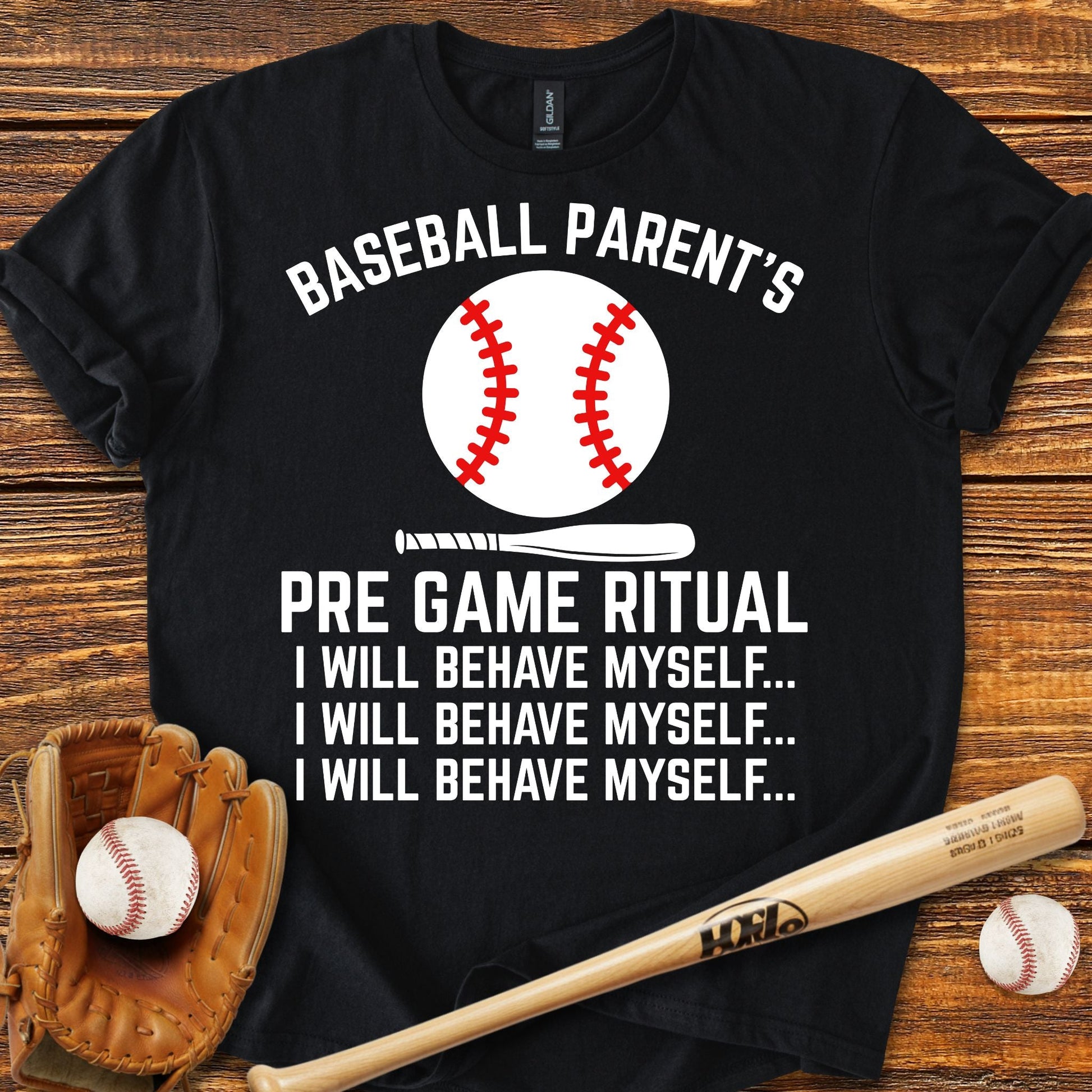 Funny Baseball Parent's T-shirt - HomeRun PrintsT-Shirt