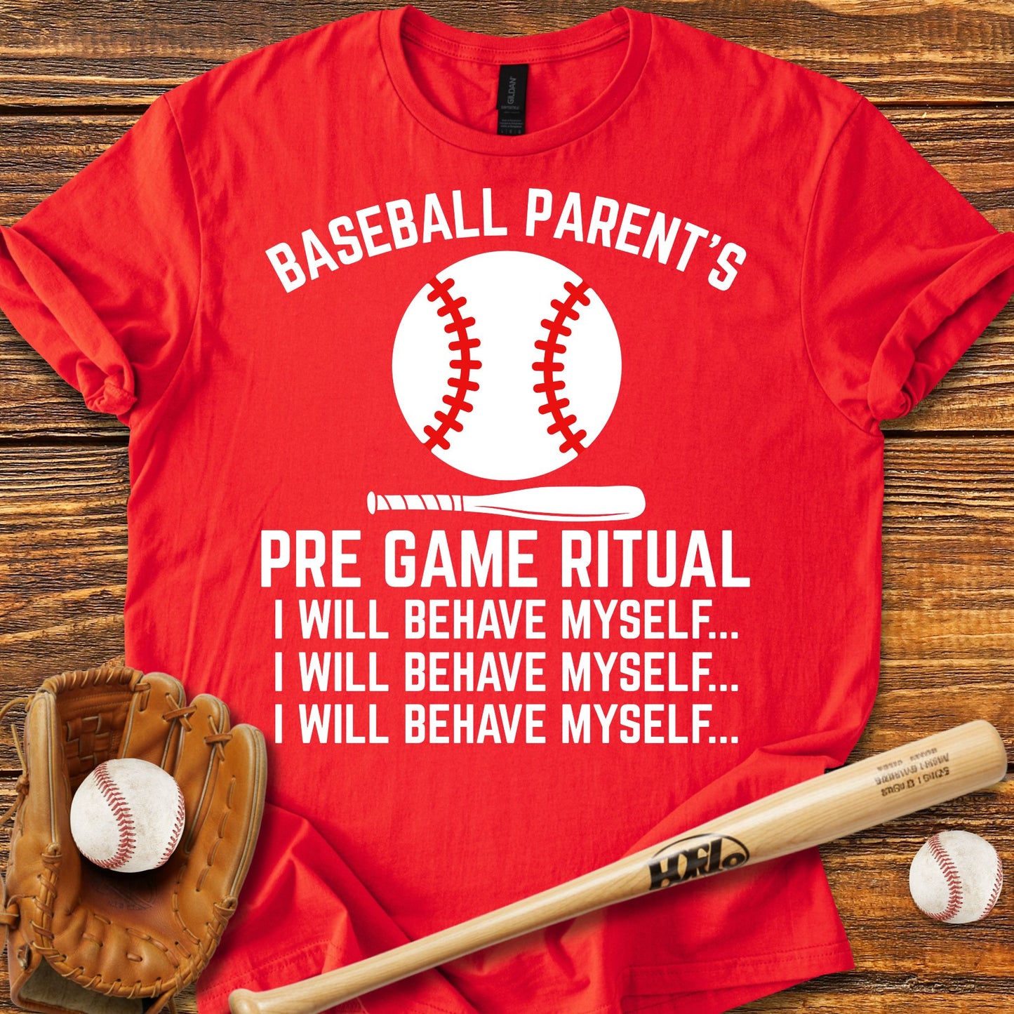 Funny Baseball Parent's T-shirt - HomeRun PrintsT-Shirt