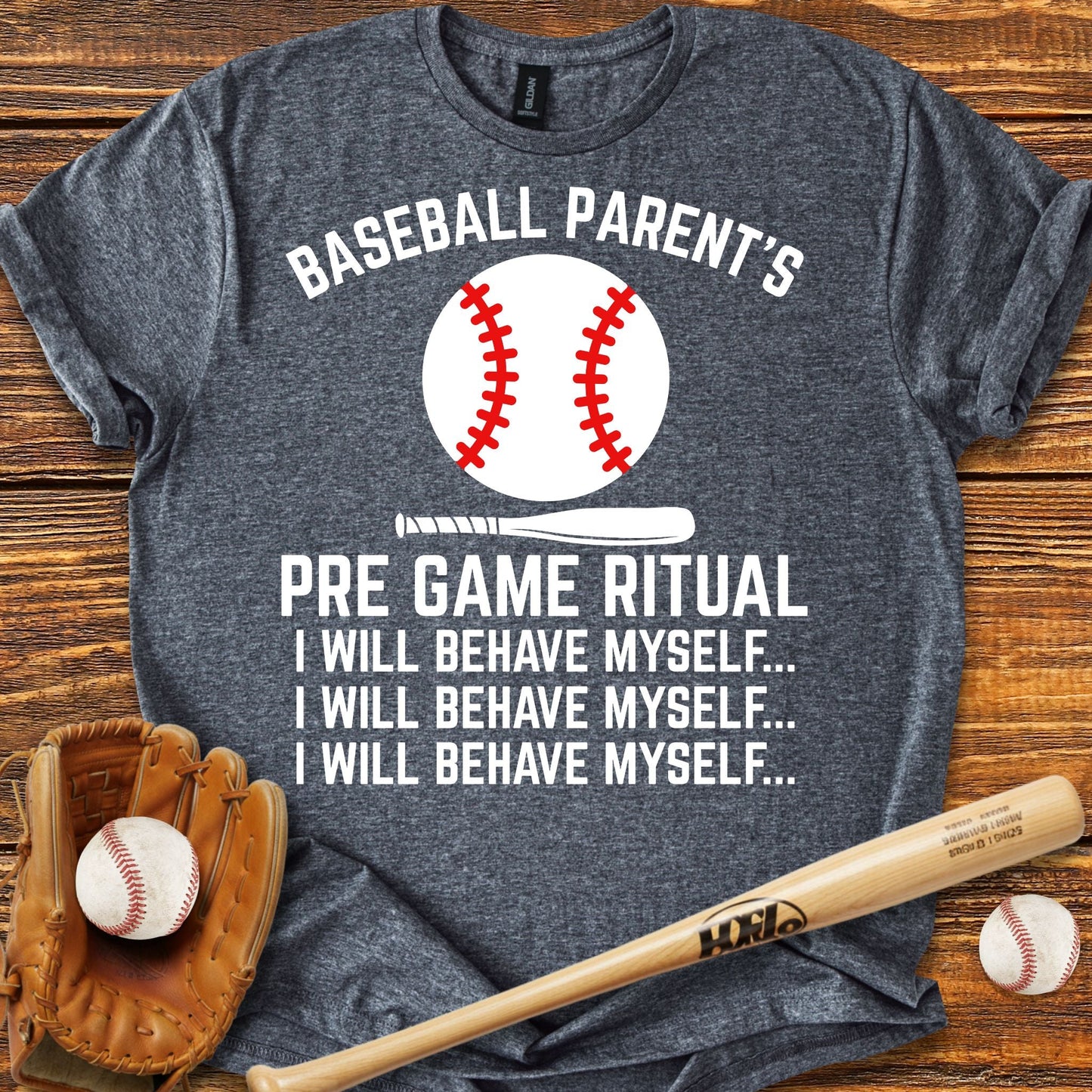 Funny Baseball Parent's T-shirt - HomeRun PrintsT-Shirt