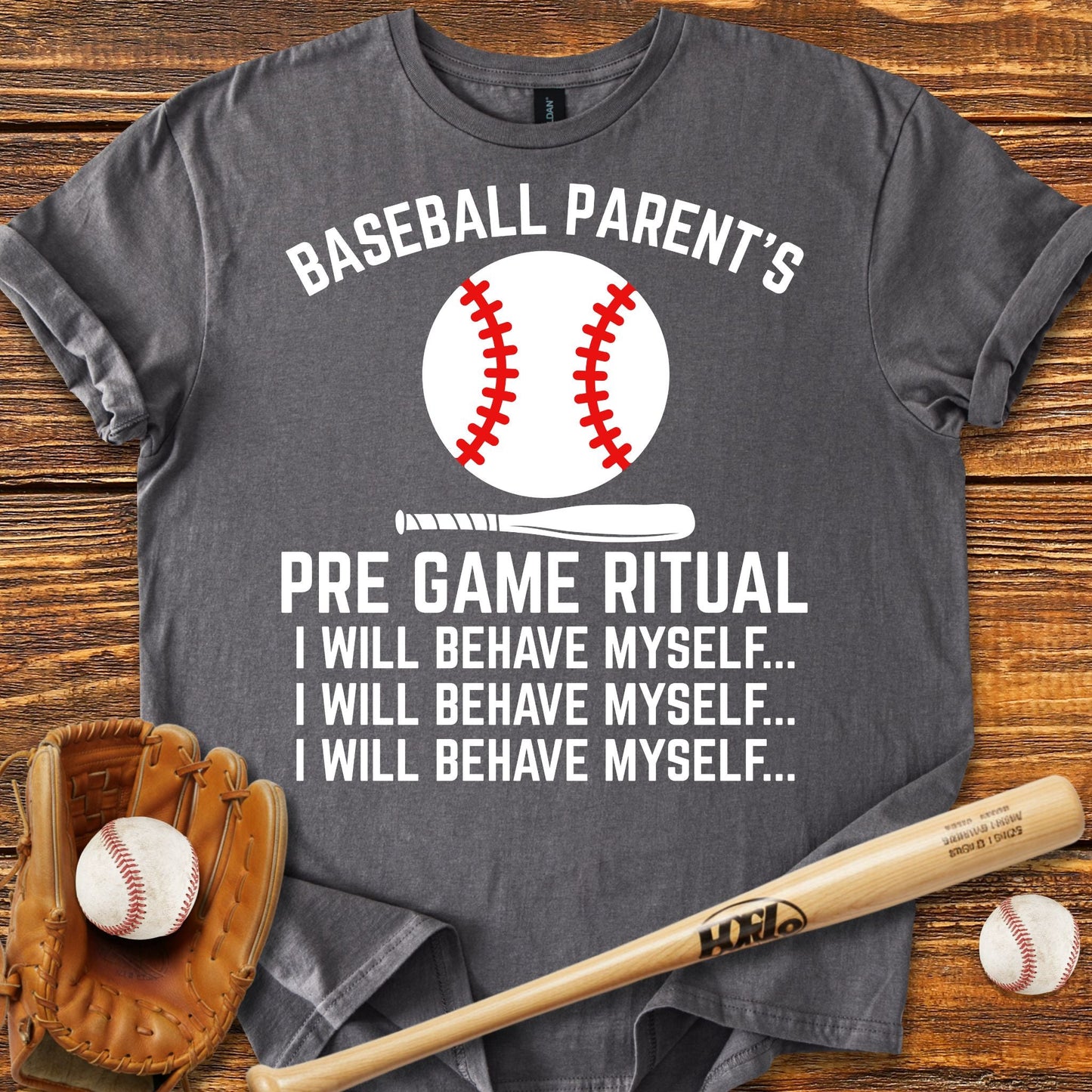 Funny Baseball Parent's T-shirt - HomeRun PrintsT-Shirt