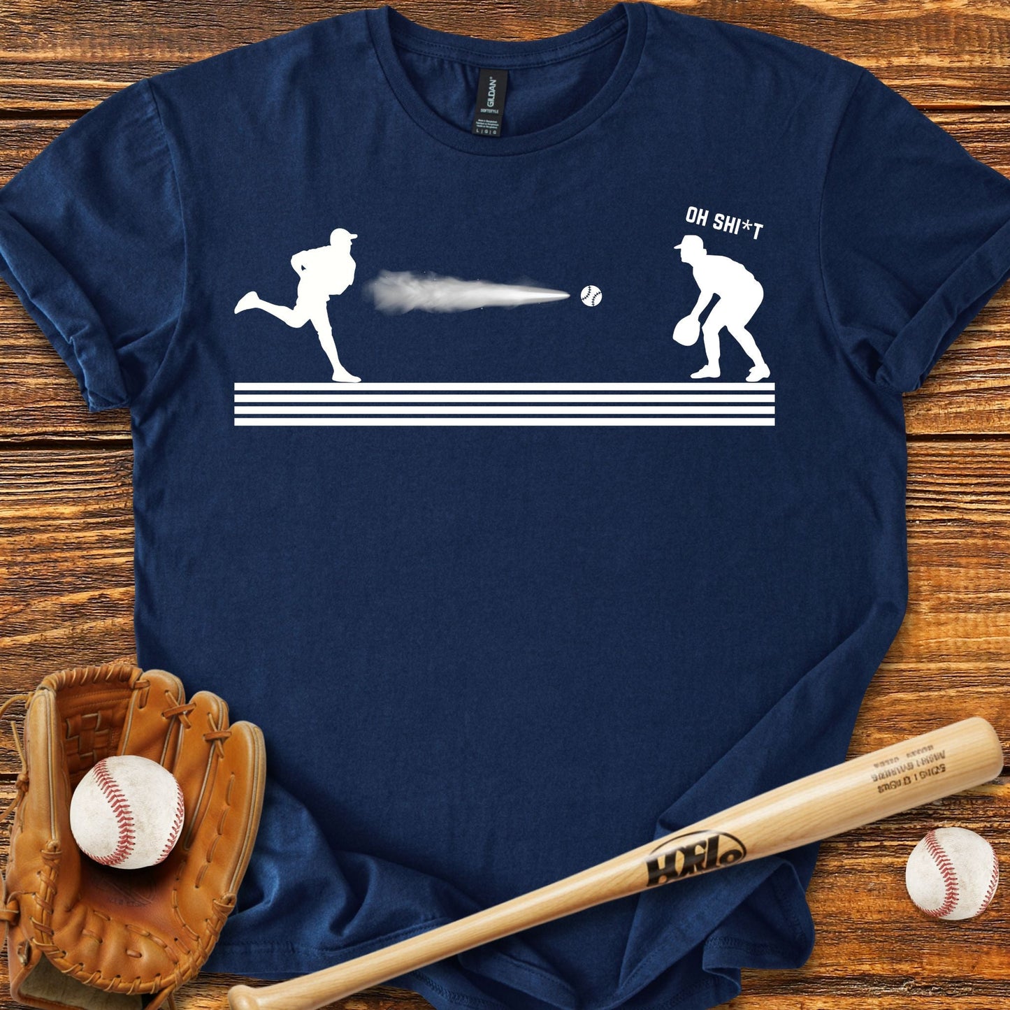 Funny Baseball Pitcher T-shirt - HomeRun PrintsT-Shirt