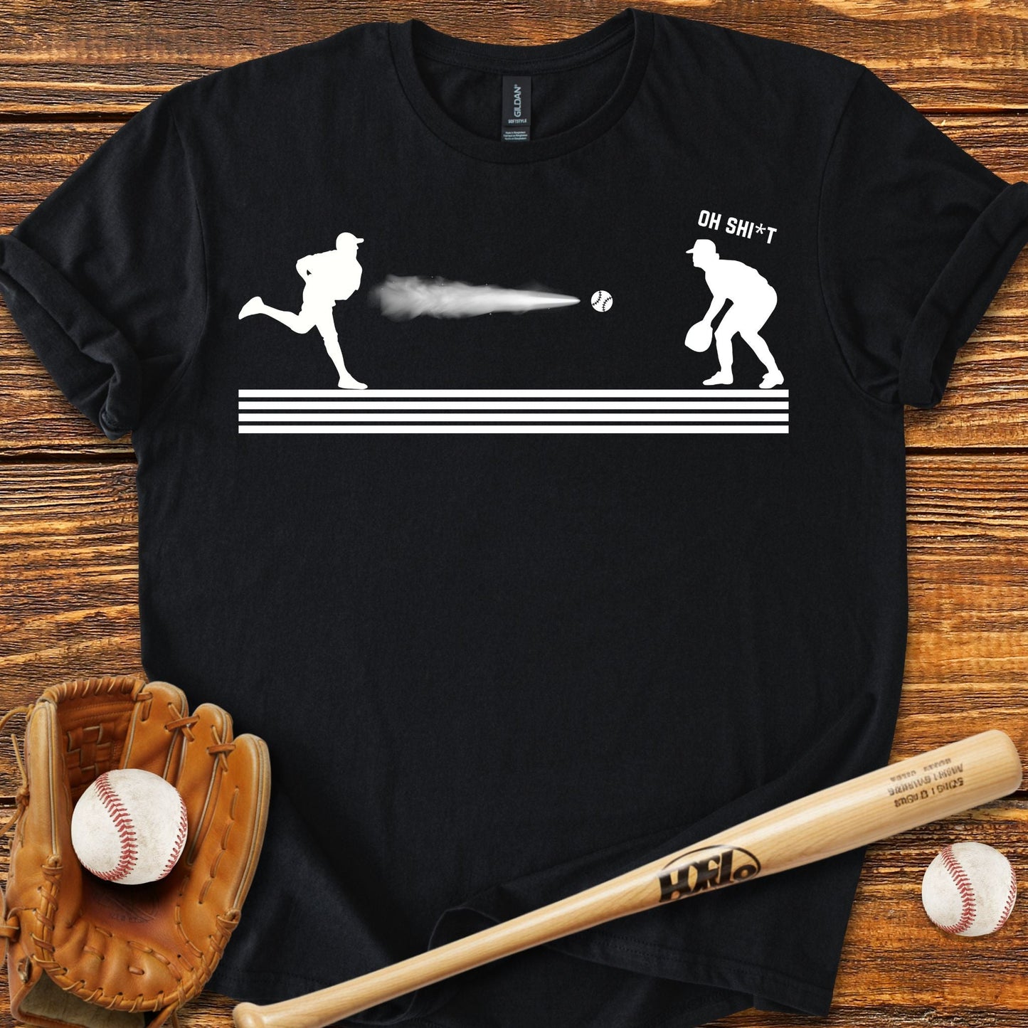 Funny Baseball Pitcher T-shirt - HomeRun PrintsT-Shirt