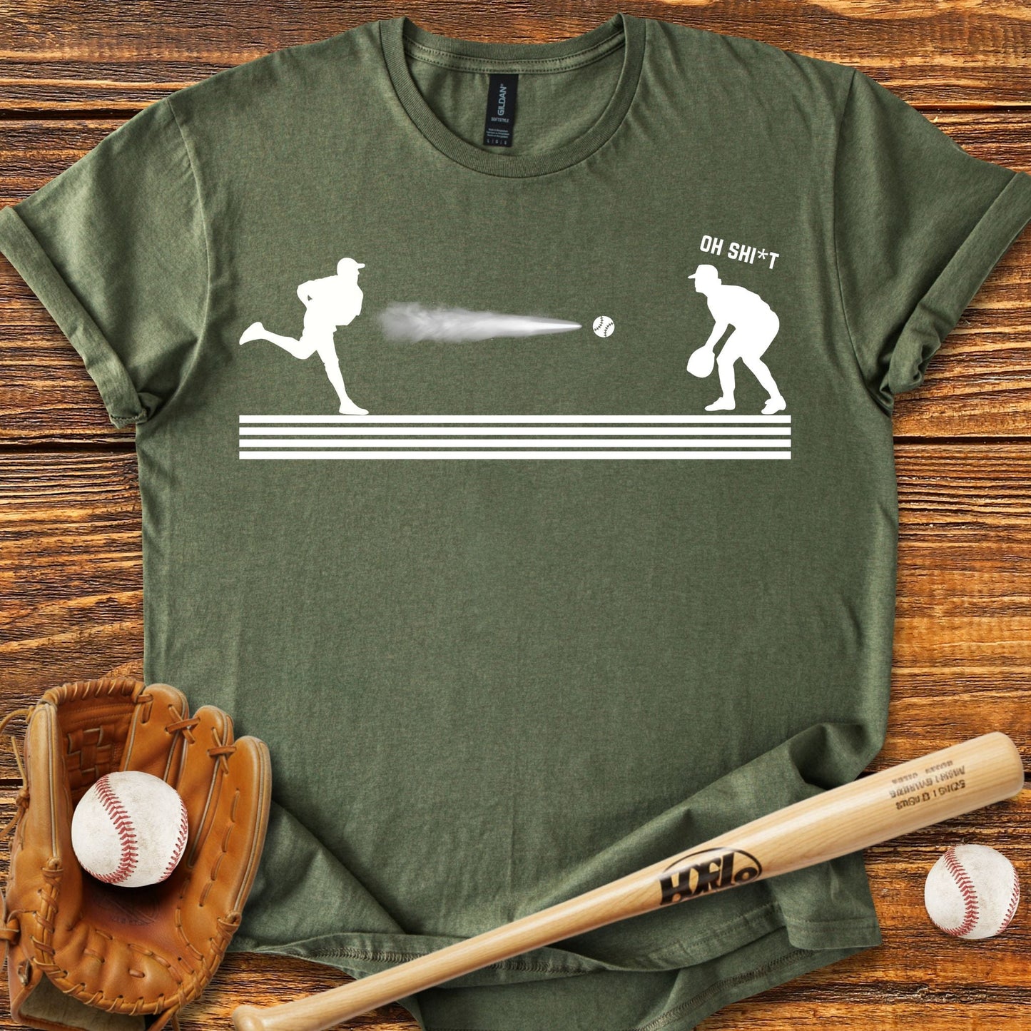 Funny Baseball Pitcher T-shirt - HomeRun PrintsT-Shirt