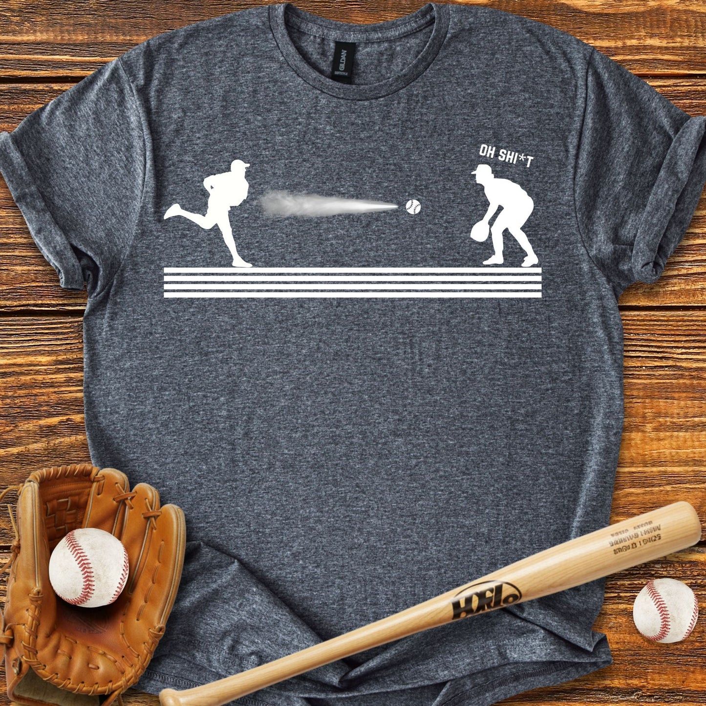 Funny Baseball Pitcher T-shirt - HomeRun PrintsT-Shirt