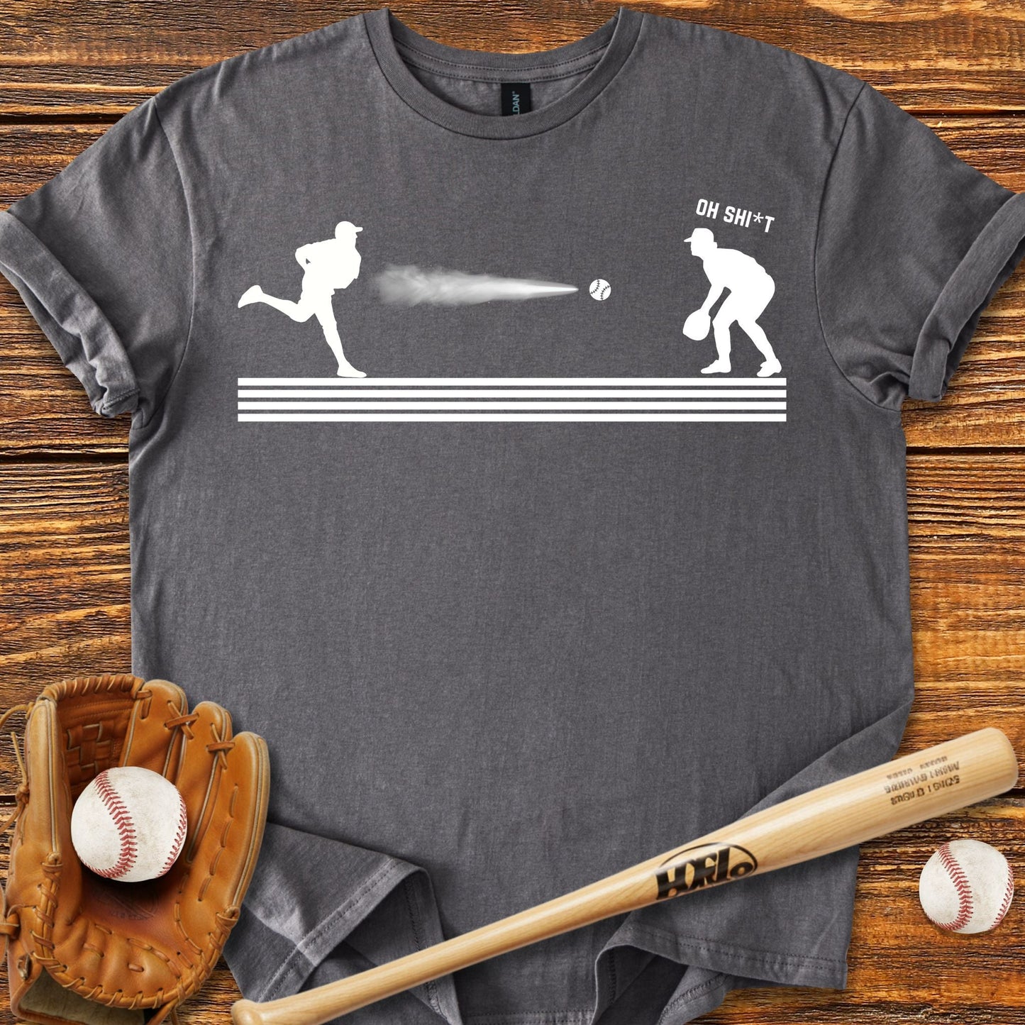 Funny Baseball Pitcher T-shirt - HomeRun PrintsT-Shirt