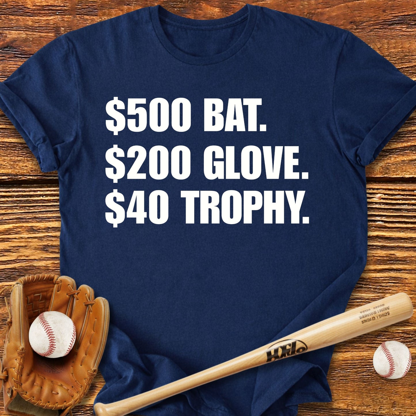 Funny Baseball Trophy T-Shirt - HomeRun PrintsT-Shirt