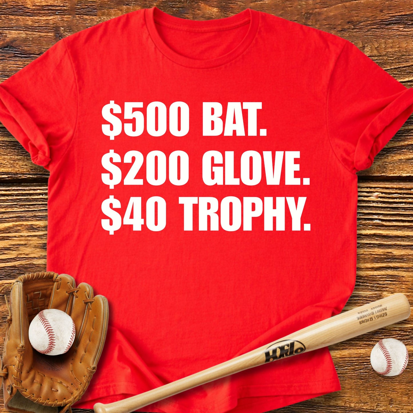 Funny Baseball Trophy T-Shirt - HomeRun PrintsT-Shirt