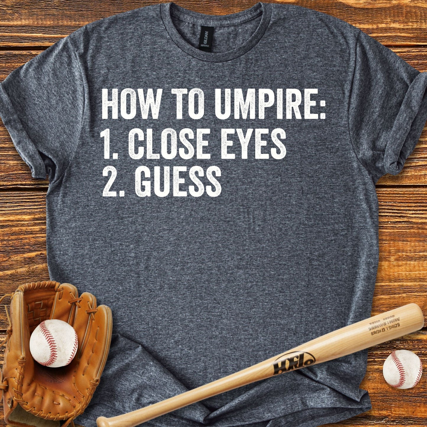 Funny Baseball Umpire T-shirt - HomeRun PrintsT-Shirt