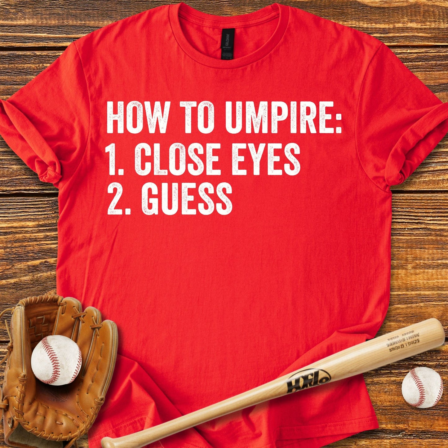 Funny Baseball Umpire T-shirt - HomeRun PrintsT-Shirt