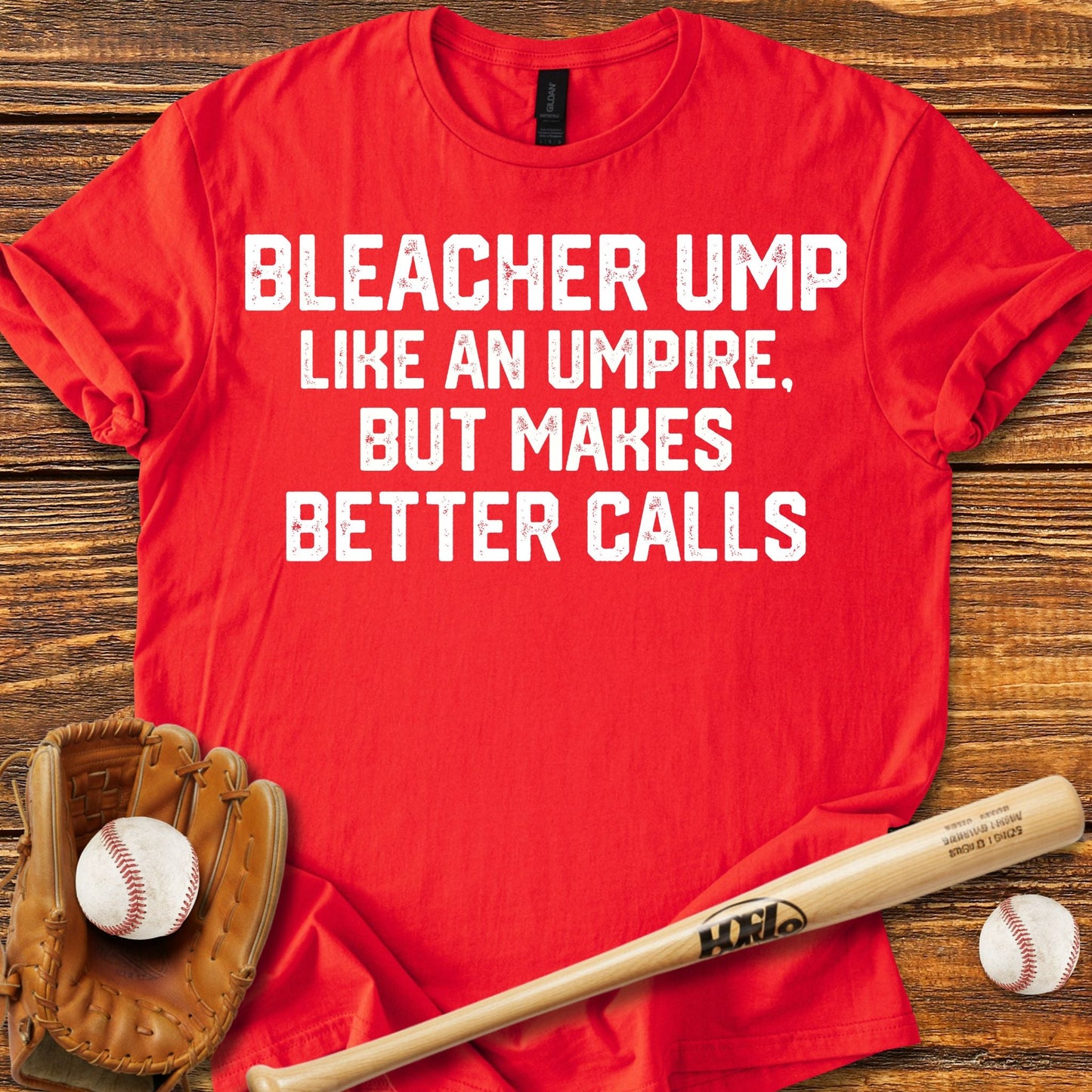 Funny Bleacher Umpire T-shirt - HomeRun PrintsT-Shirt