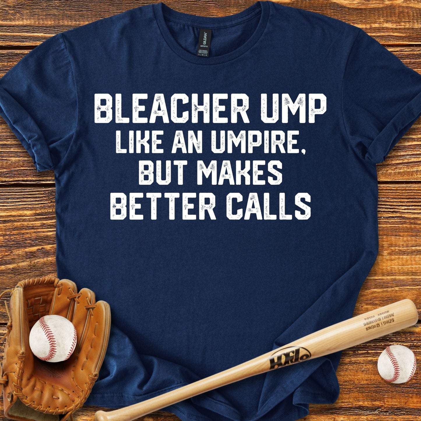 Funny Bleacher Umpire T-shirt - HomeRun PrintsT-Shirt