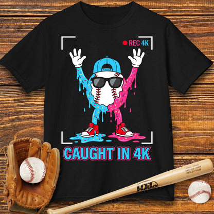 Funny Caught In 4K Kids T-shirt - HomeRun PrintsKids clothes