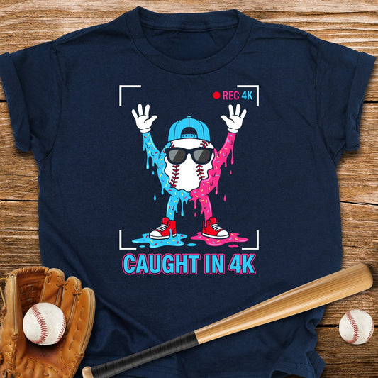 Funny Caught In 4K Youth Tee - HomeRun PrintsKids clothes