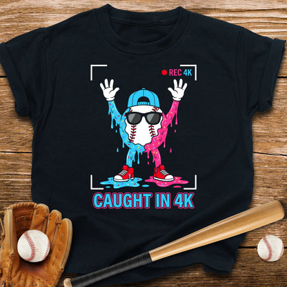 Funny Caught In 4K Youth Tee - HomeRun PrintsKids clothes