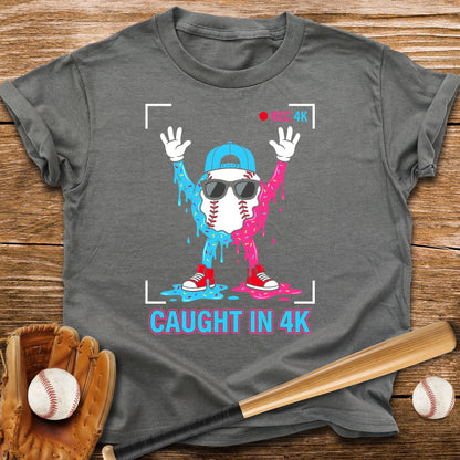 Funny Caught In 4K Youth Tee - HomeRun PrintsKids clothes