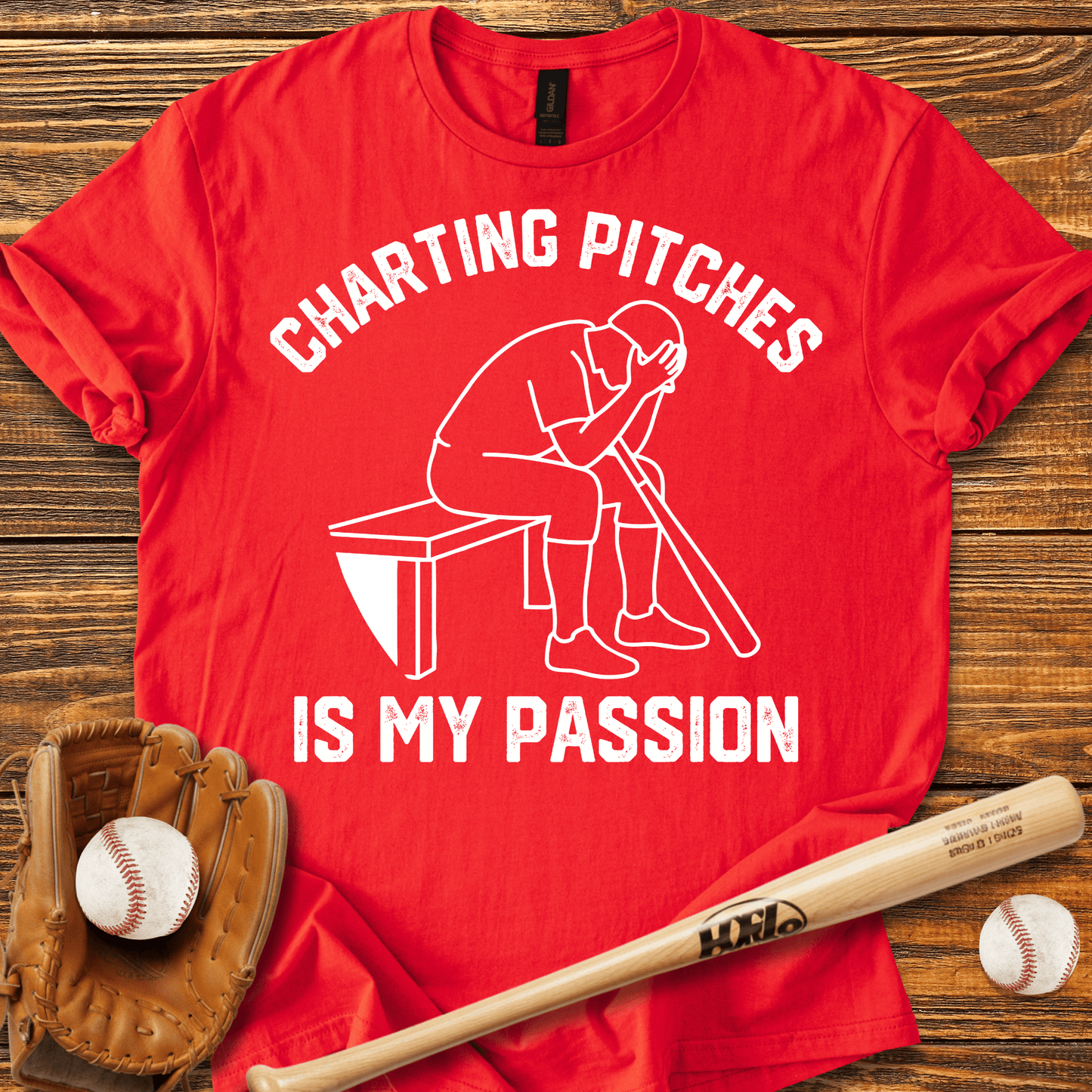 Funny Charting Pitches T-Shirt - HomeRun PrintsT-Shirt
