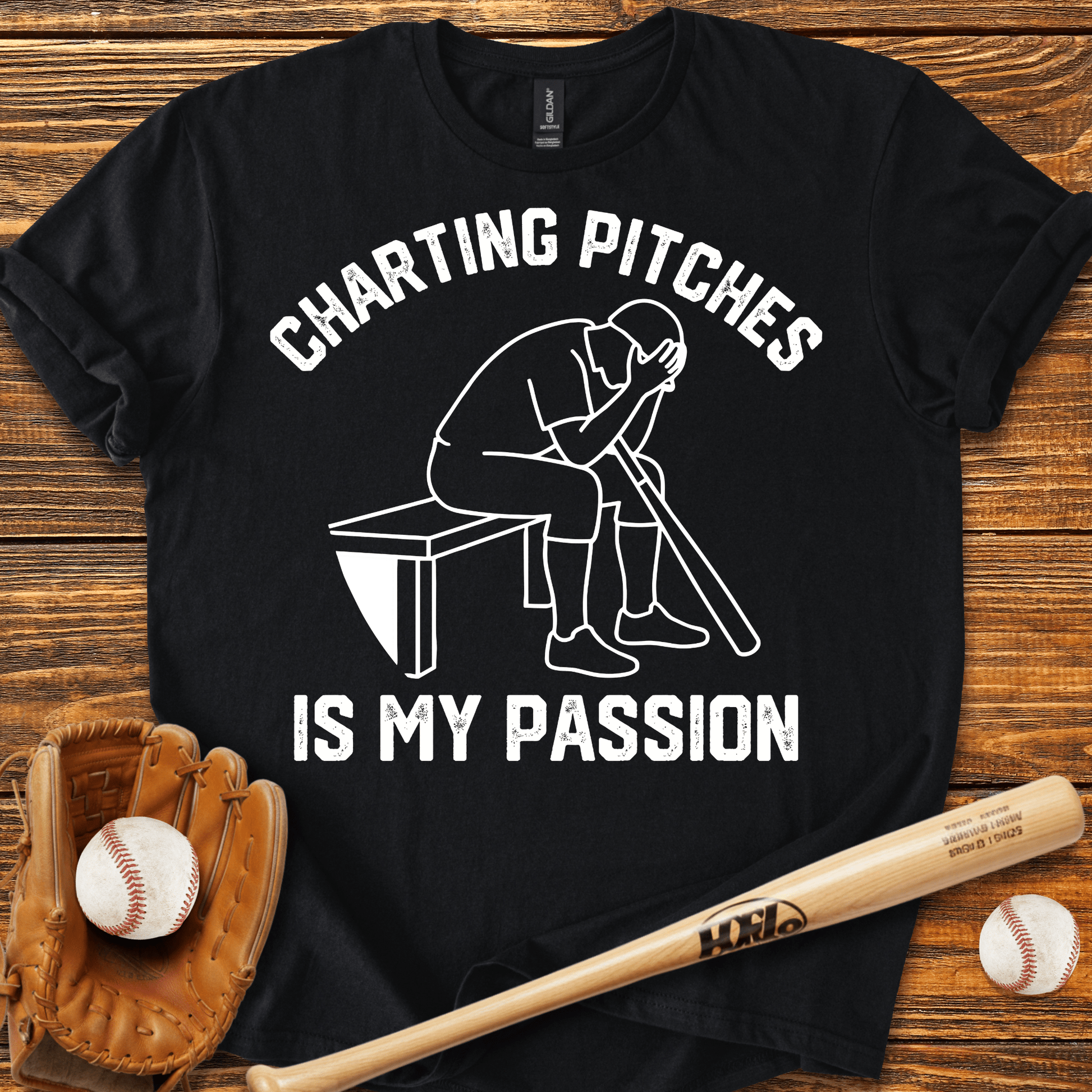 Funny Charting Pitches T-Shirt - HomeRun PrintsT-Shirt