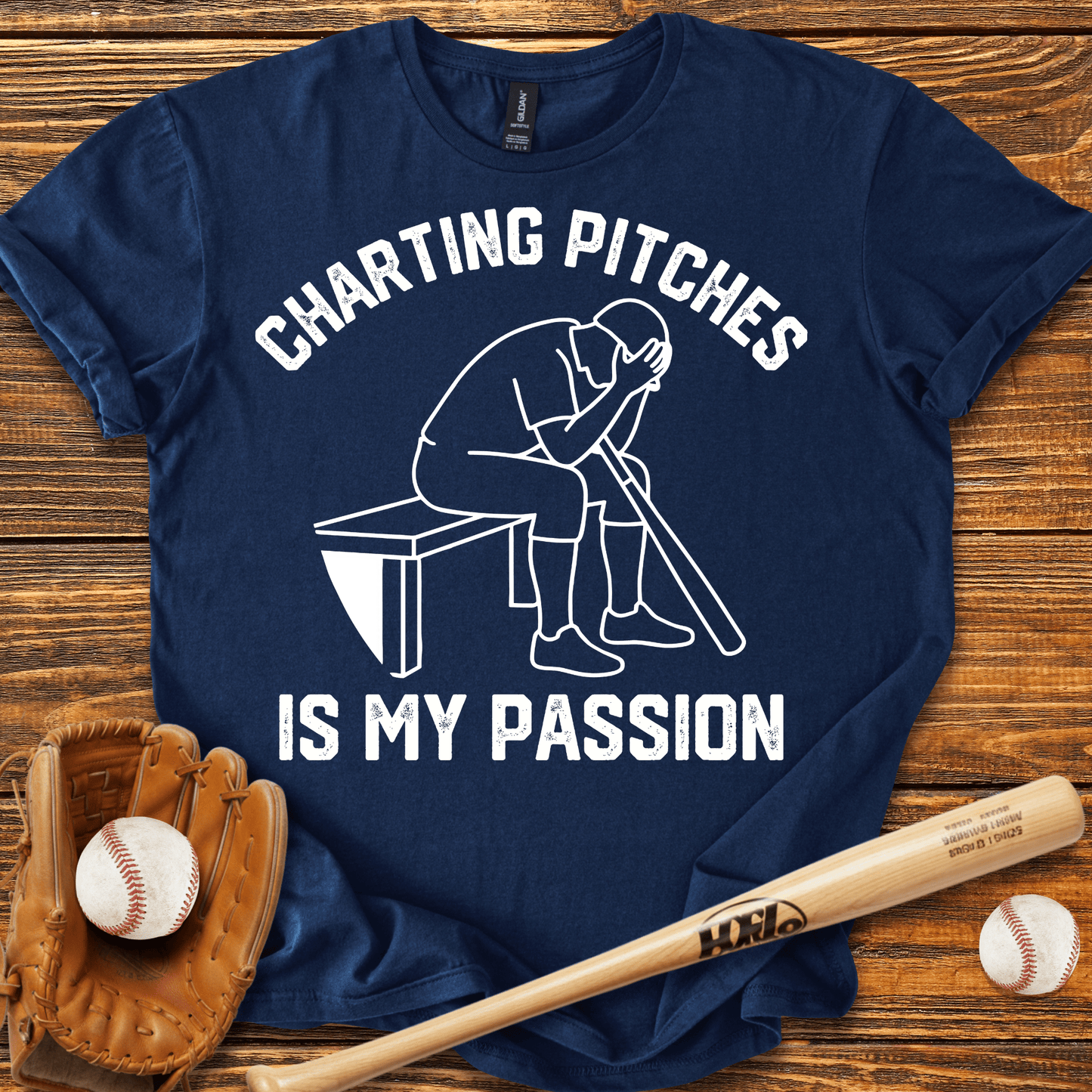 Funny Charting Pitches T-Shirt - HomeRun PrintsT-Shirt