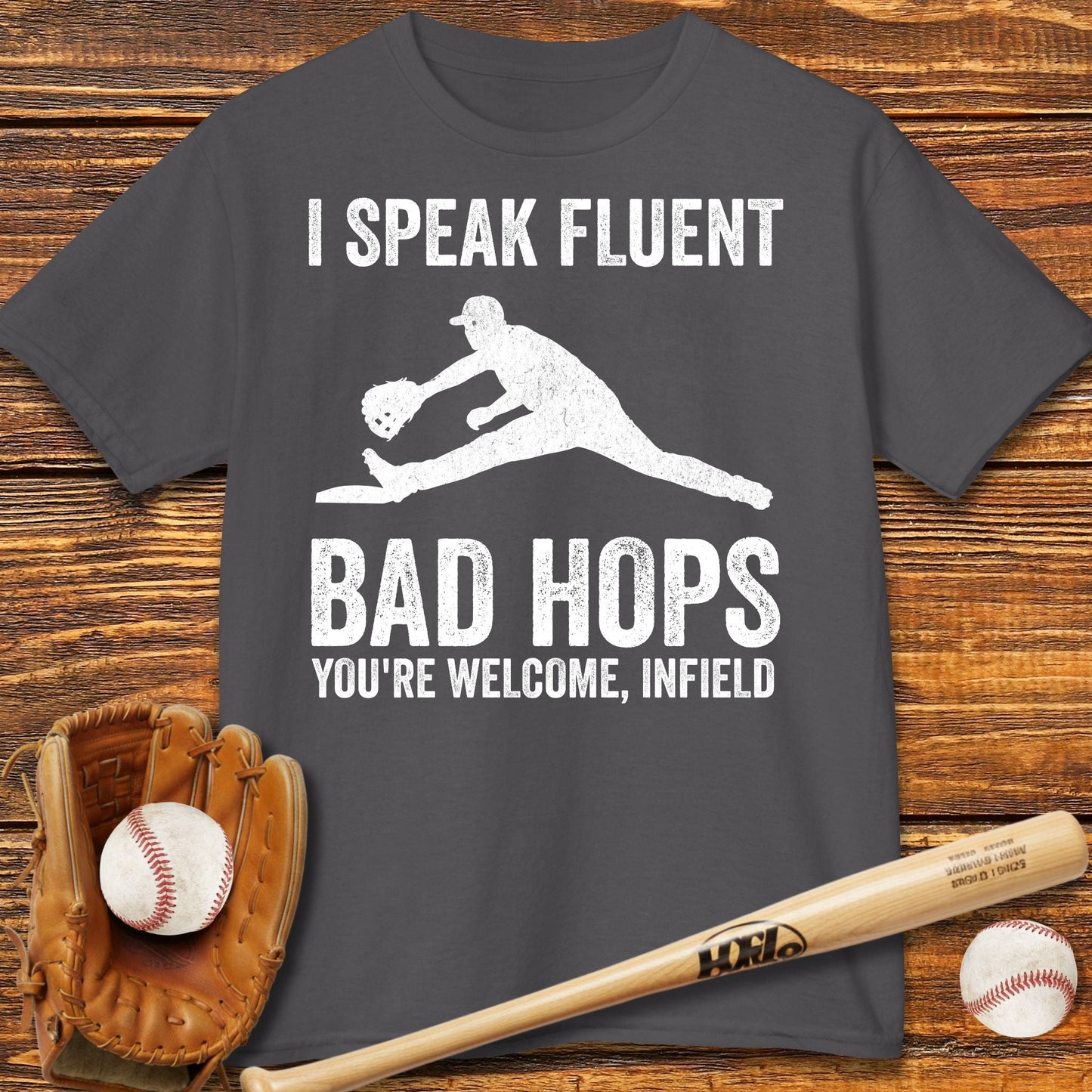 Funny First Baseman Kids T-Shirt - HomeRun PrintsKids clothes