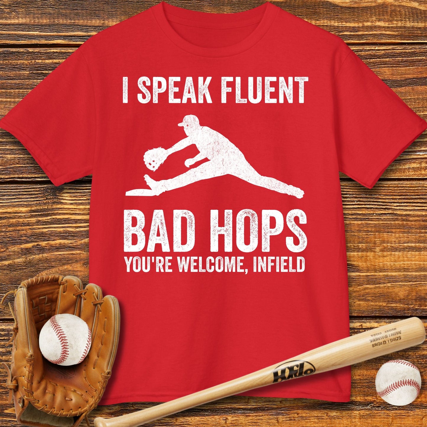 Funny First Baseman Kids T-Shirt - HomeRun PrintsKids clothes