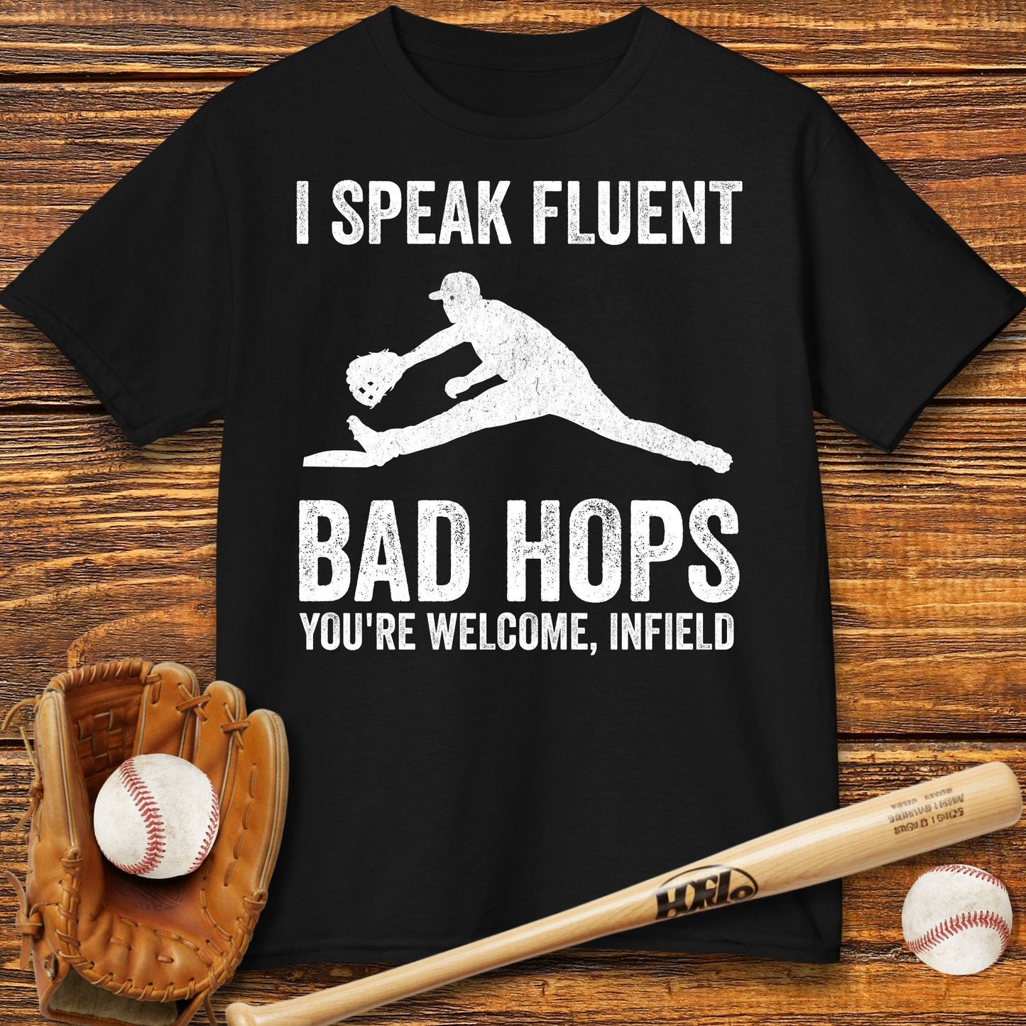 Funny First Baseman Kids T-Shirt - HomeRun PrintsKids clothes