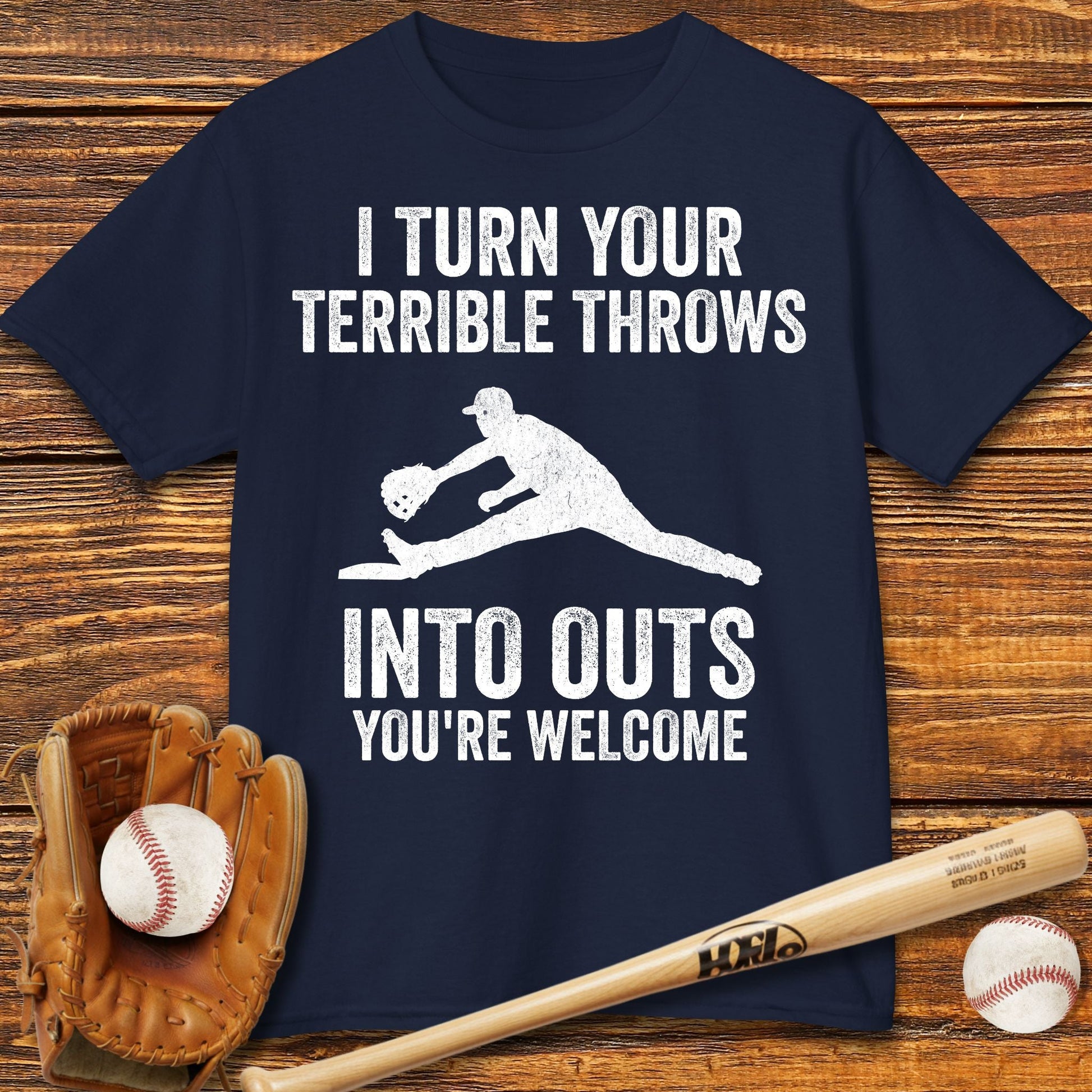 Funny First Baseman Kids T-Shirt - HomeRun PrintsKids clothes
