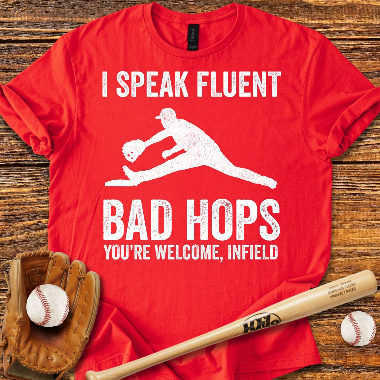 Funny First Baseman T-shirt - HomeRun PrintsT-Shirt