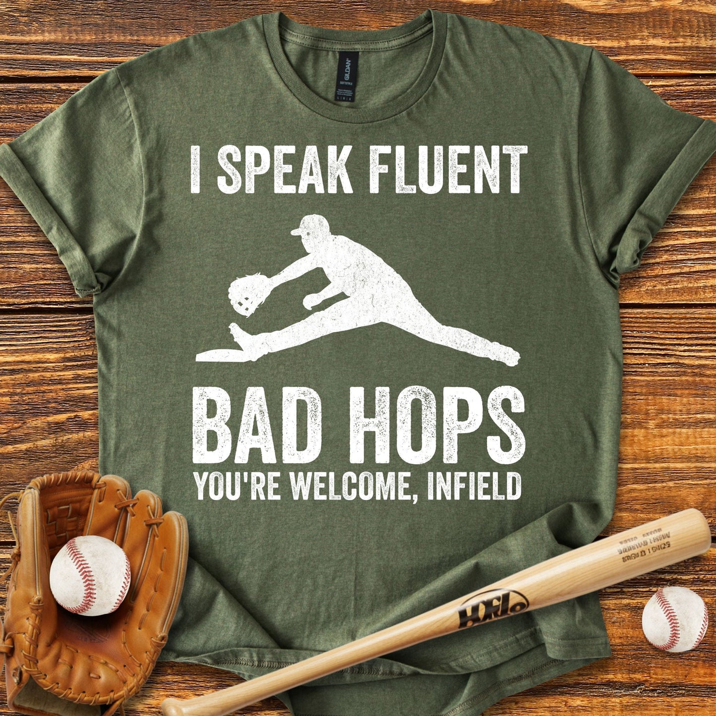 Funny First Baseman T-shirt - HomeRun PrintsT-Shirt