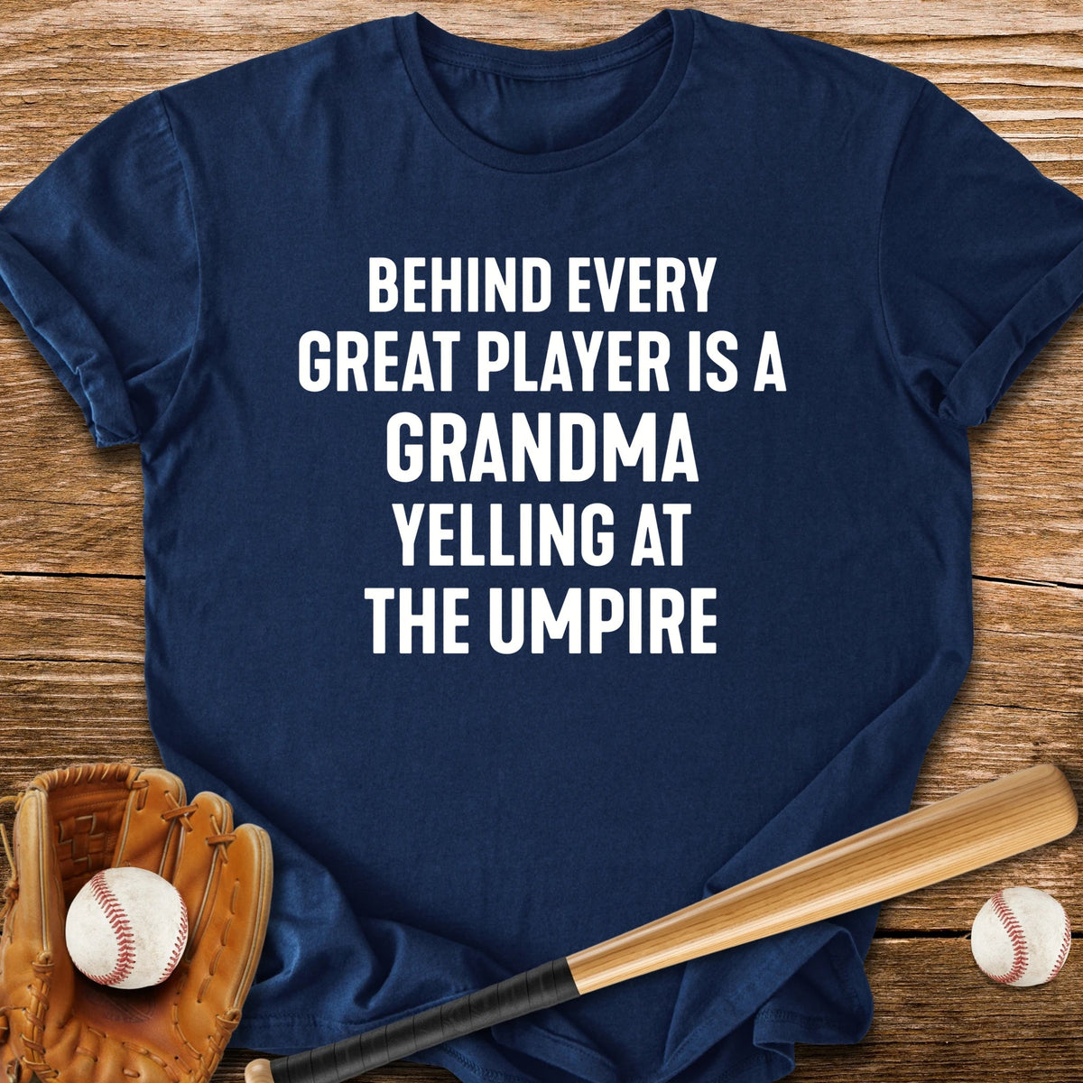 Funny Grandma Umpire - HomeRun PrintsT-Shirt