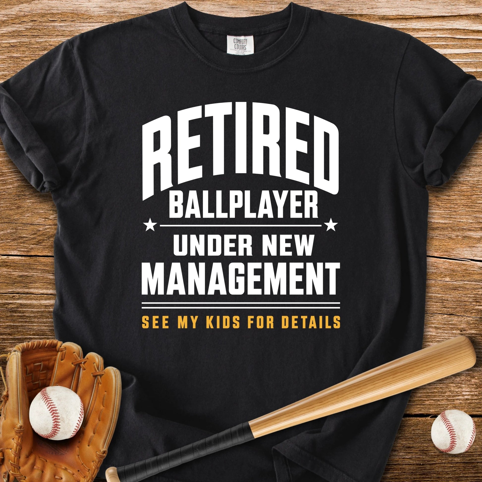 Funny Retired Ballplayer - HomeRun PrintsComfort Colors