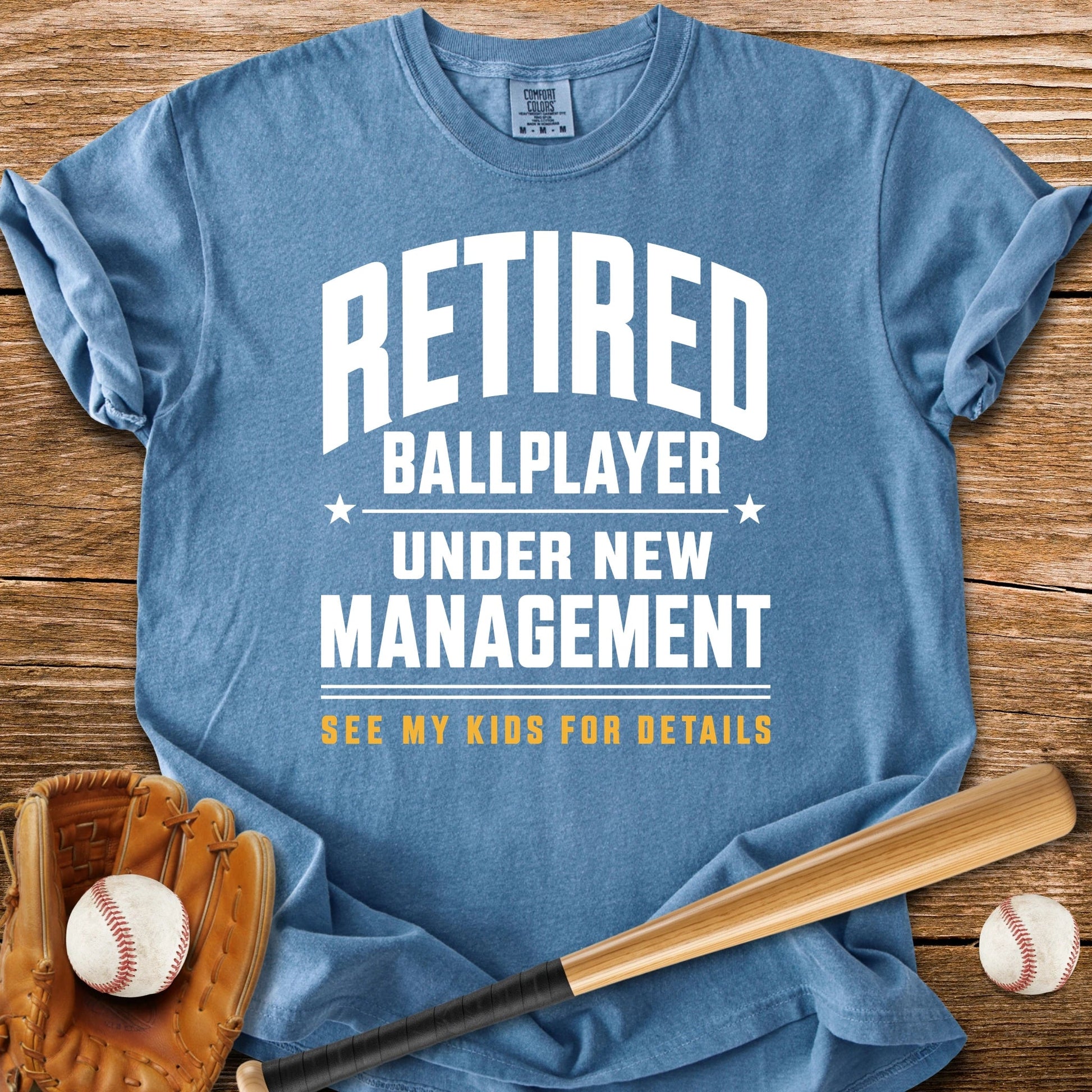 Funny Retired Ballplayer - HomeRun PrintsComfort Colors