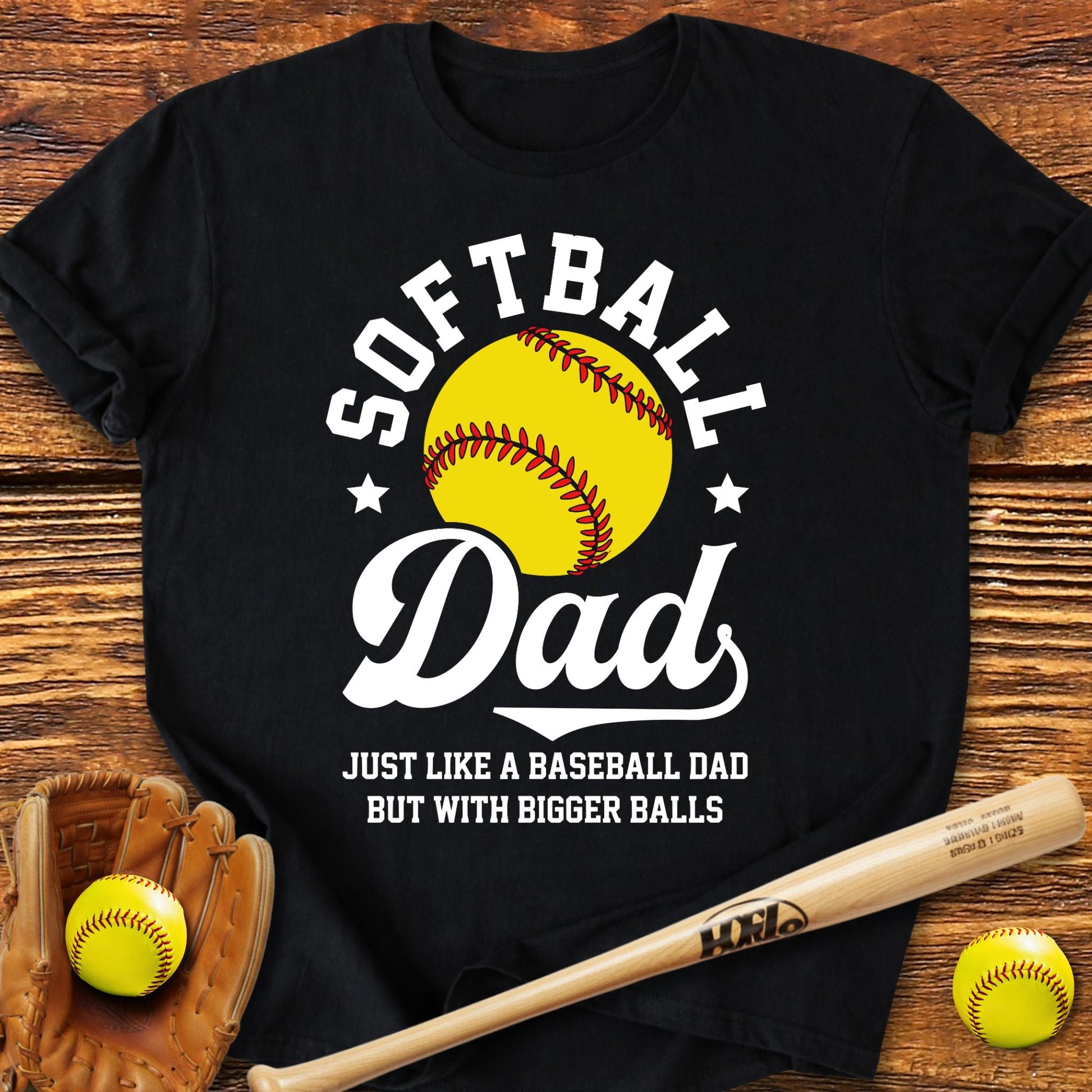 Funny Softball Dad T-Shirt - HomeRun PrintsT-Shirt