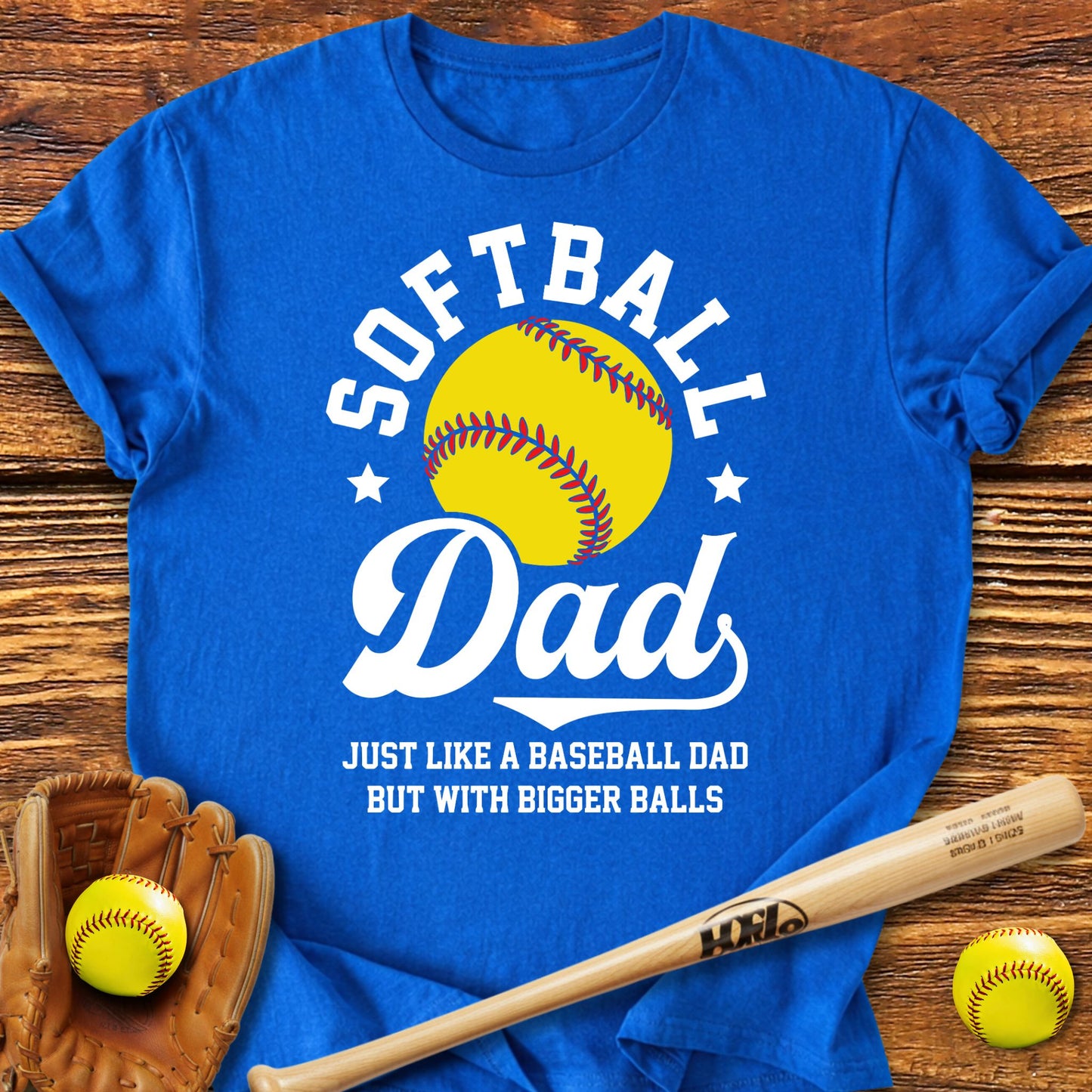 Funny Softball Dad T-Shirt - HomeRun PrintsT-Shirt