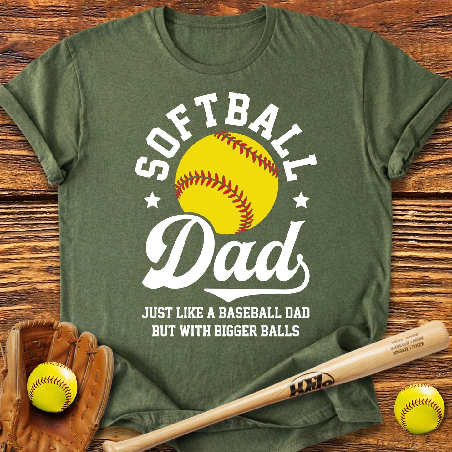 Funny Softball Dad T-Shirt - HomeRun PrintsT-Shirt