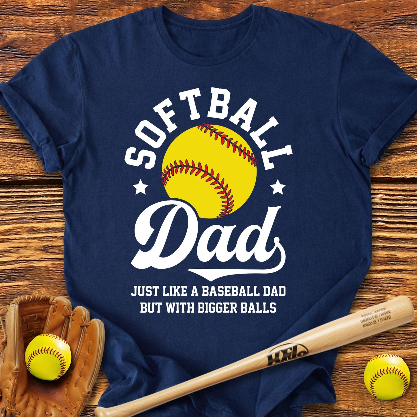 Funny Softball Dad T-Shirt - HomeRun PrintsT-Shirt