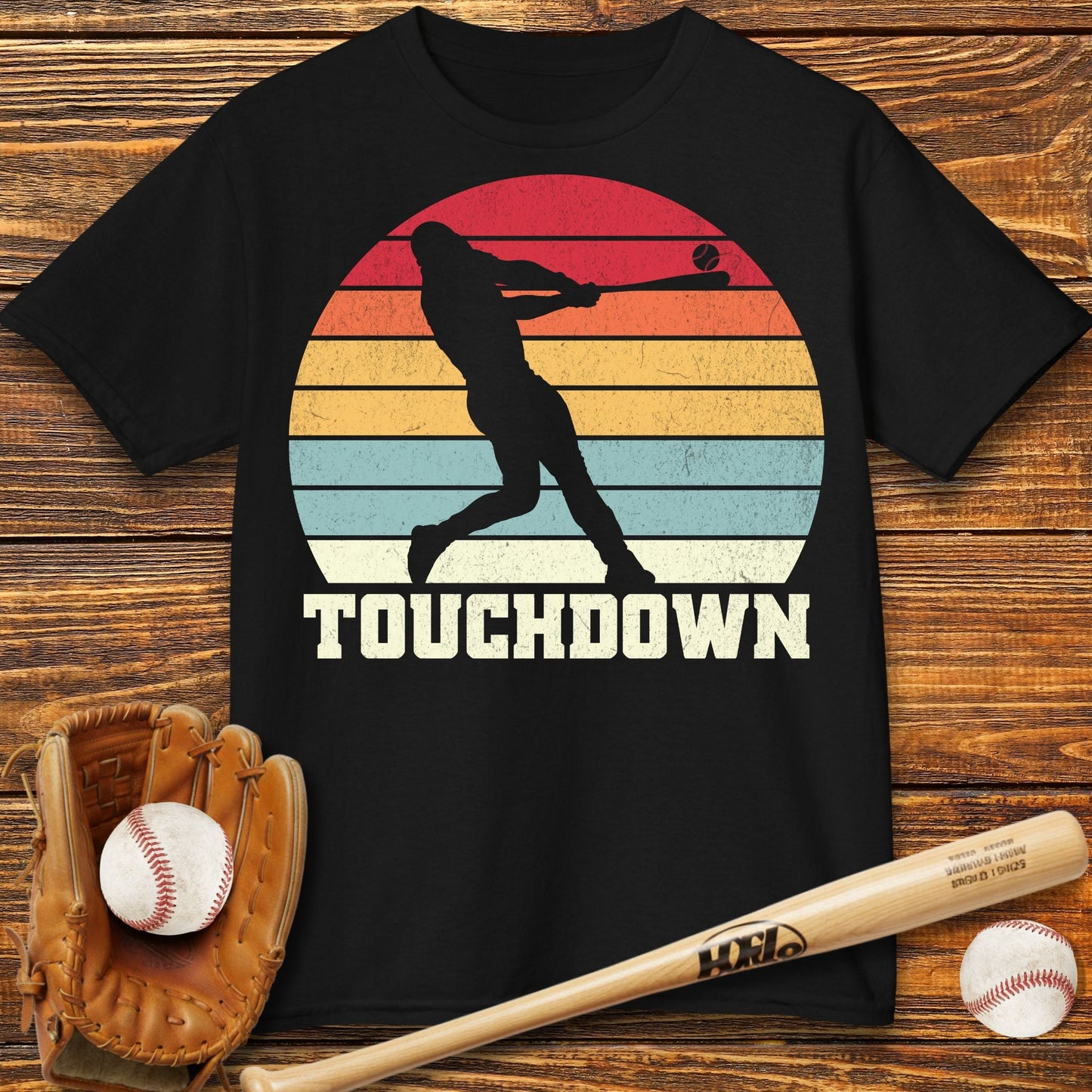 Funny Touchdown Kids T-Shirt - HomeRun PrintsKids clothes