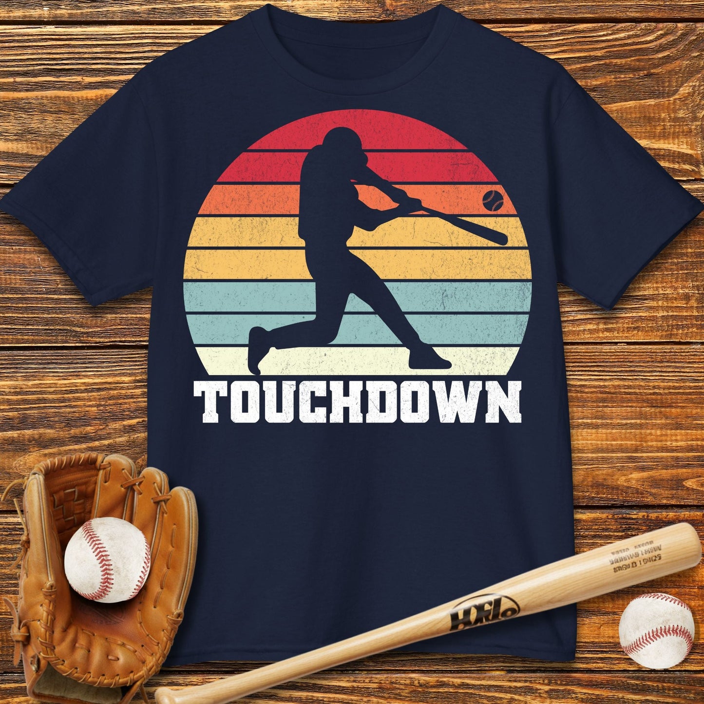 Funny Touchdown Kids T-Shirt - HomeRun PrintsKids clothes