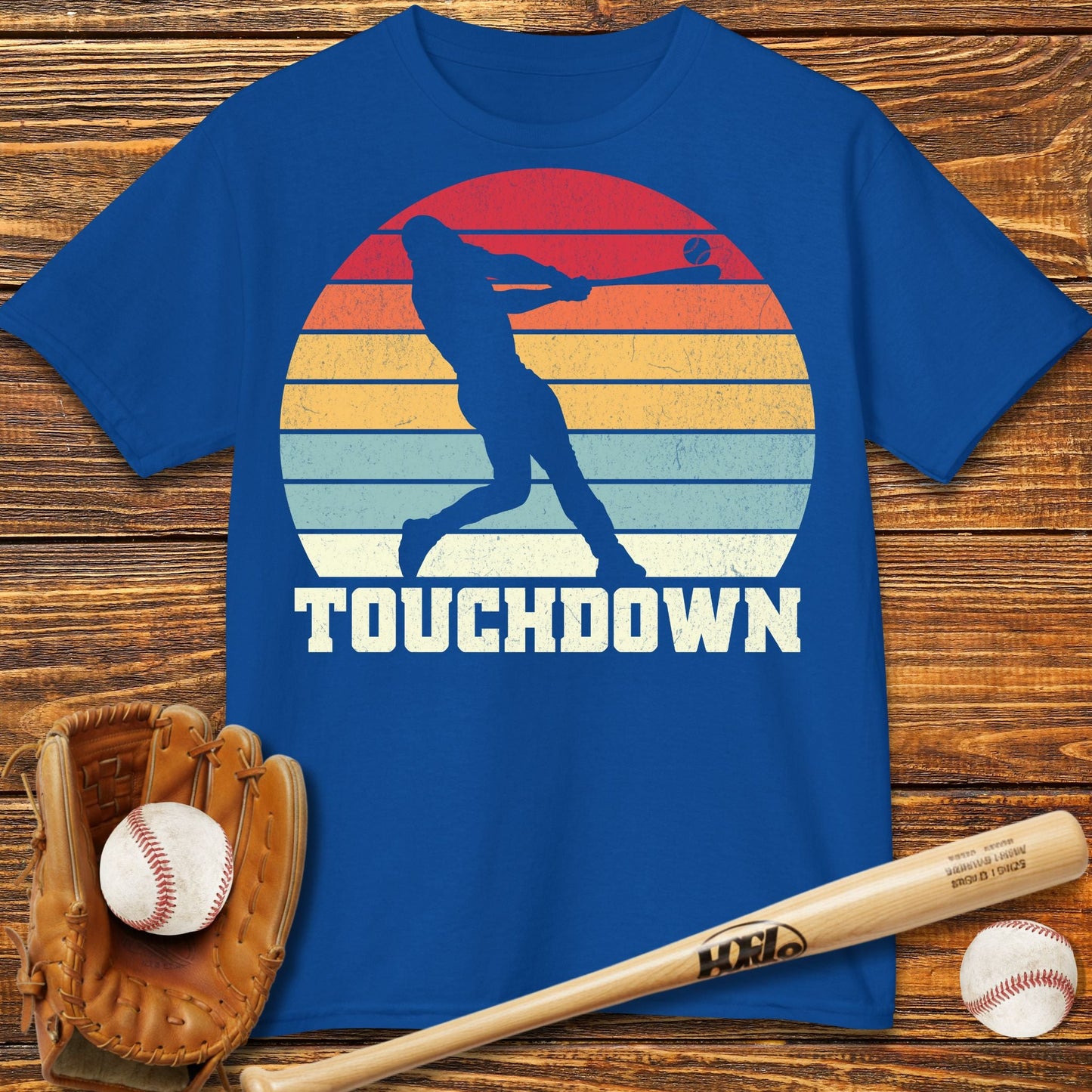 Funny Touchdown Kids T-Shirt - HomeRun PrintsKids clothes