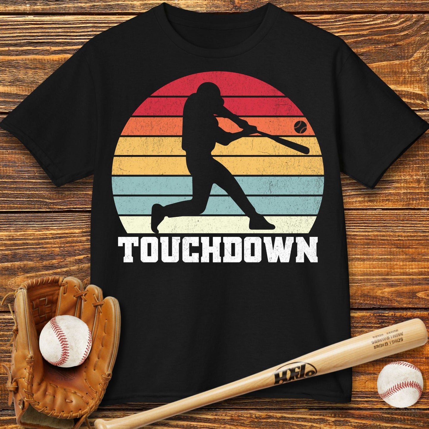 Funny Touchdown Kids T-Shirt - HomeRun PrintsKids clothes