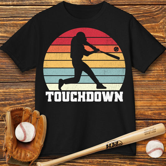 Funny Touchdown Kids T-Shirt - HomeRun PrintsKids clothes