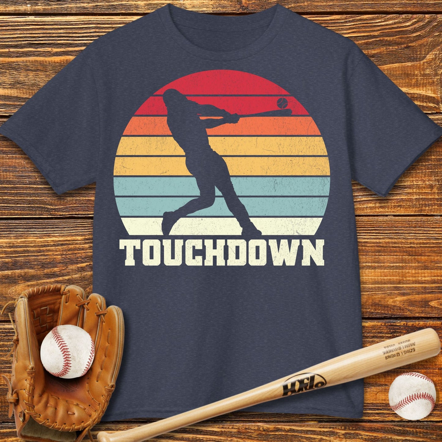 Funny Touchdown Kids T-Shirt - HomeRun PrintsKids clothes