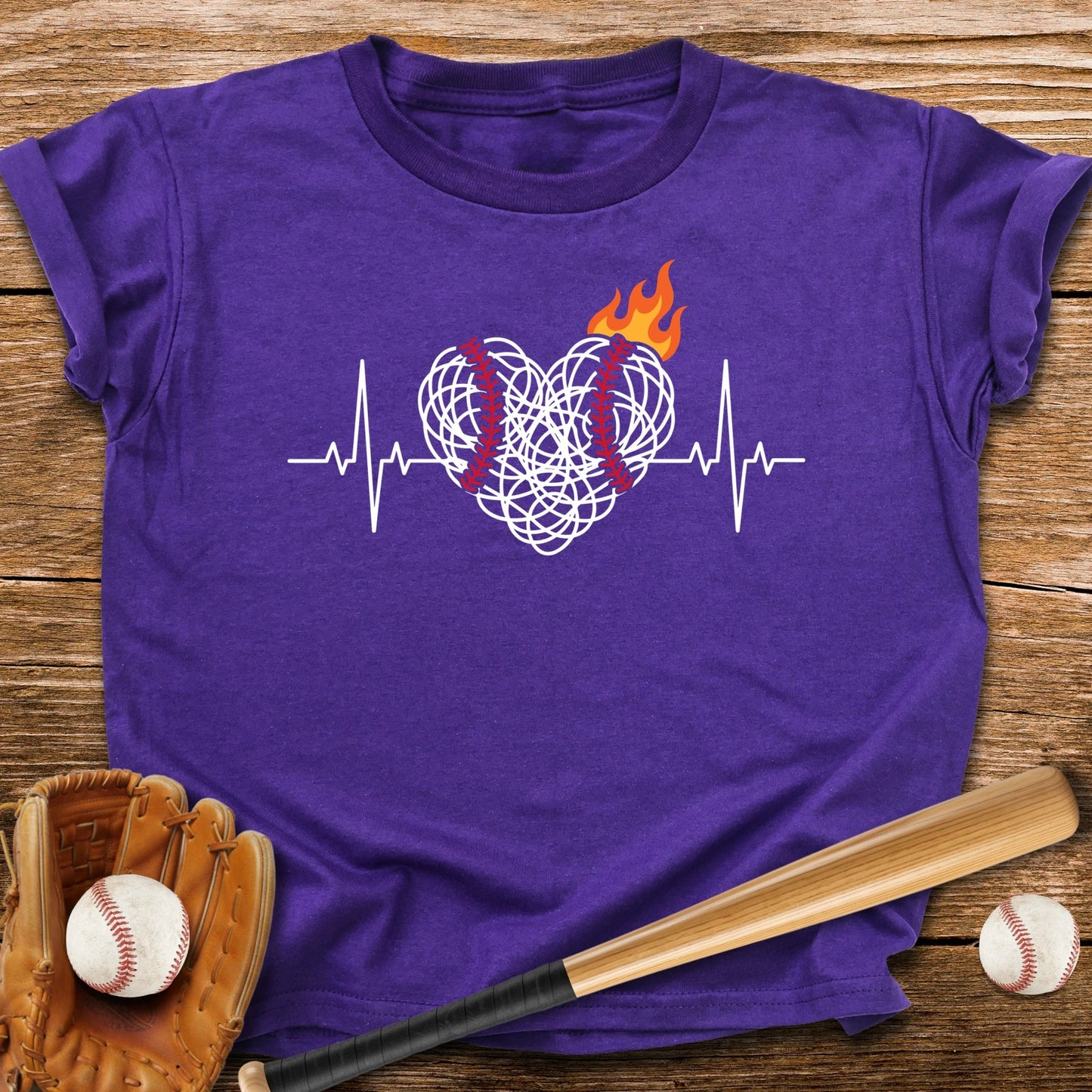 Game Day Heart - HomeRun PrintsKids clothes
