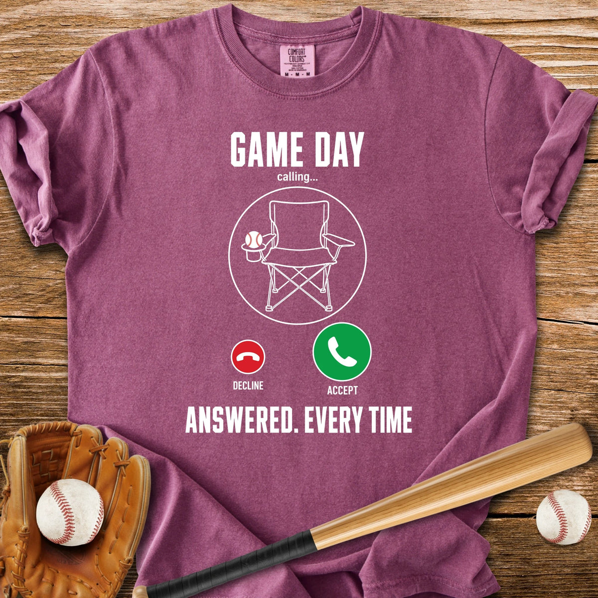Game Day Is Calling - HomeRun PrintsComfort Colors