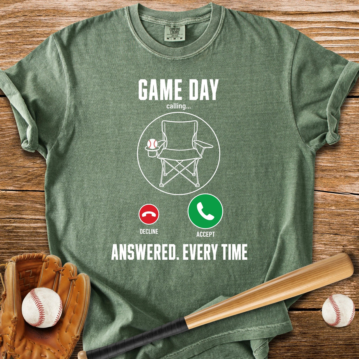 Game Day Is Calling - HomeRun PrintsComfort Colors